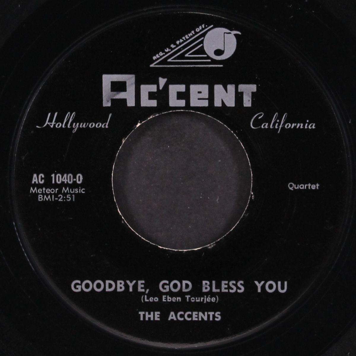 goodbye, god bless you / he guides me by ACCENTS