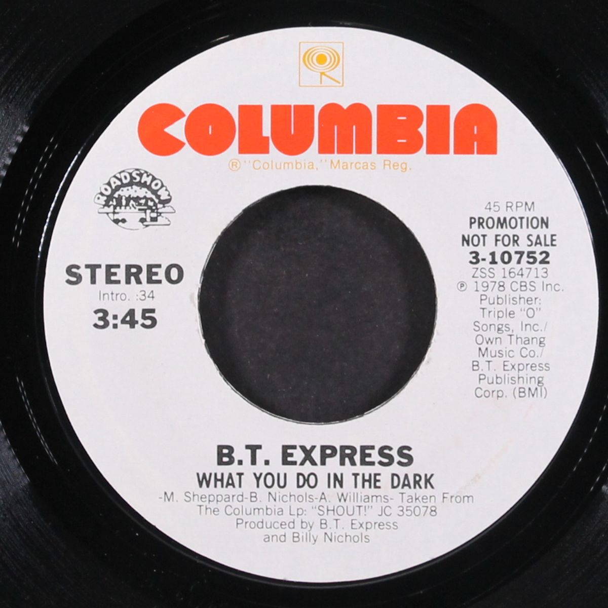 what you do in the dark / mono by B.T. EXPRESS