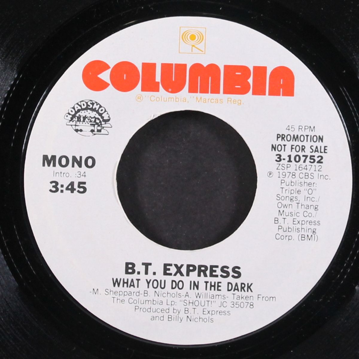 what you do in the dark / mono by B.T. EXPRESS