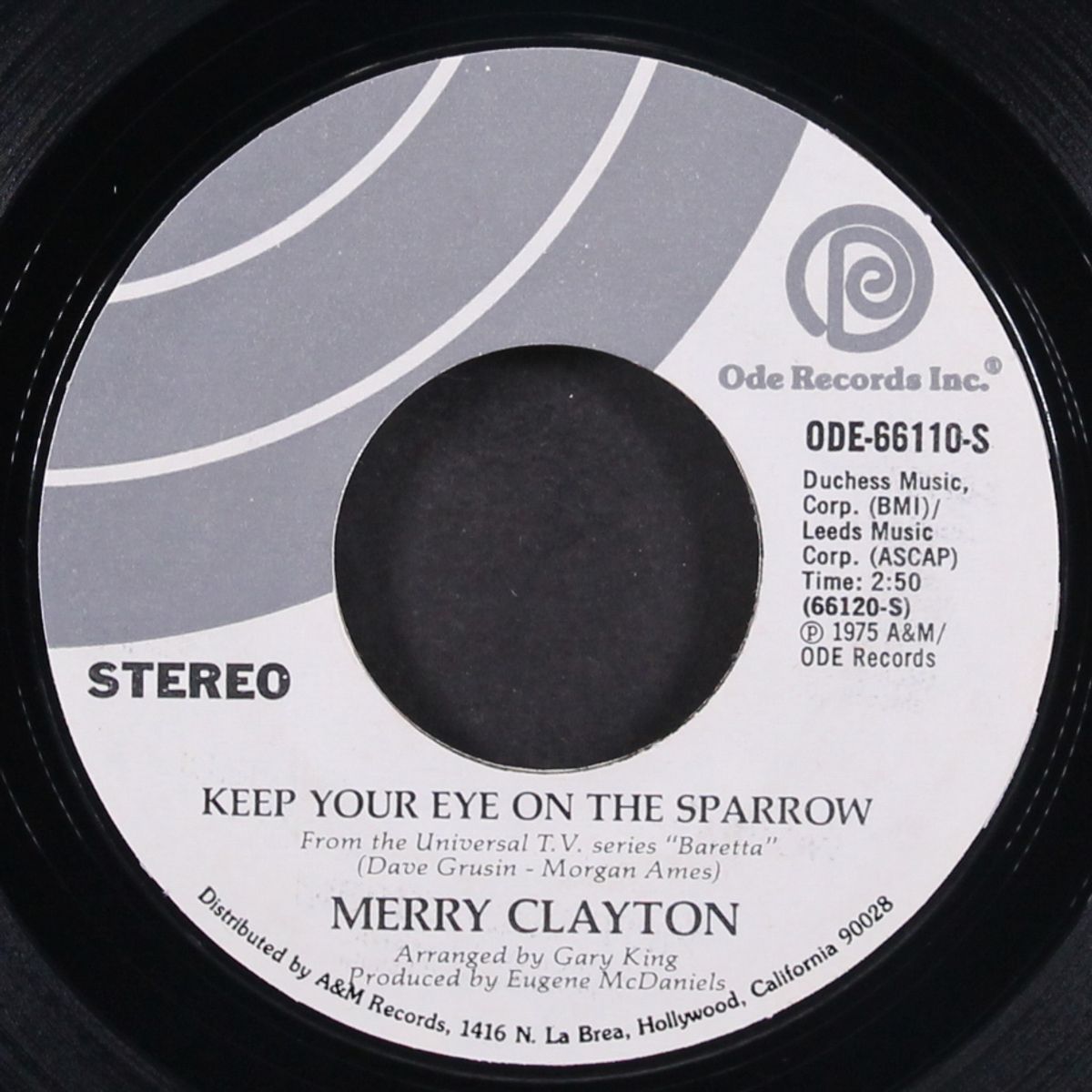 keep your eye on the sparrow / loving grows up slow by MERRY CLAYTON