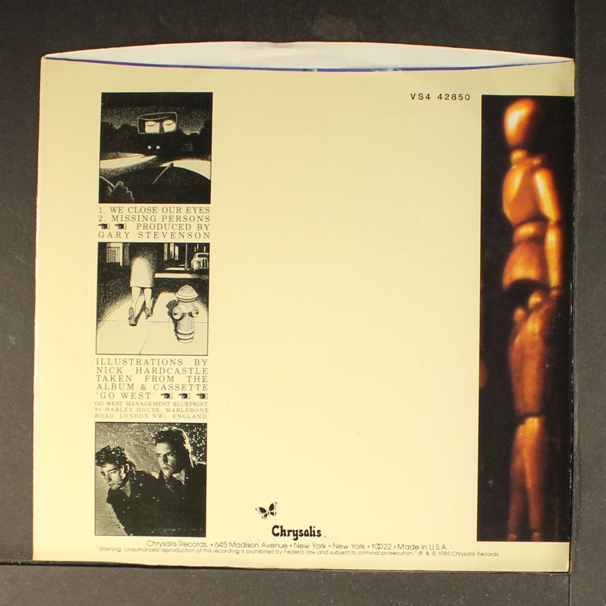 we close our eyes / missing persons by GO WEST