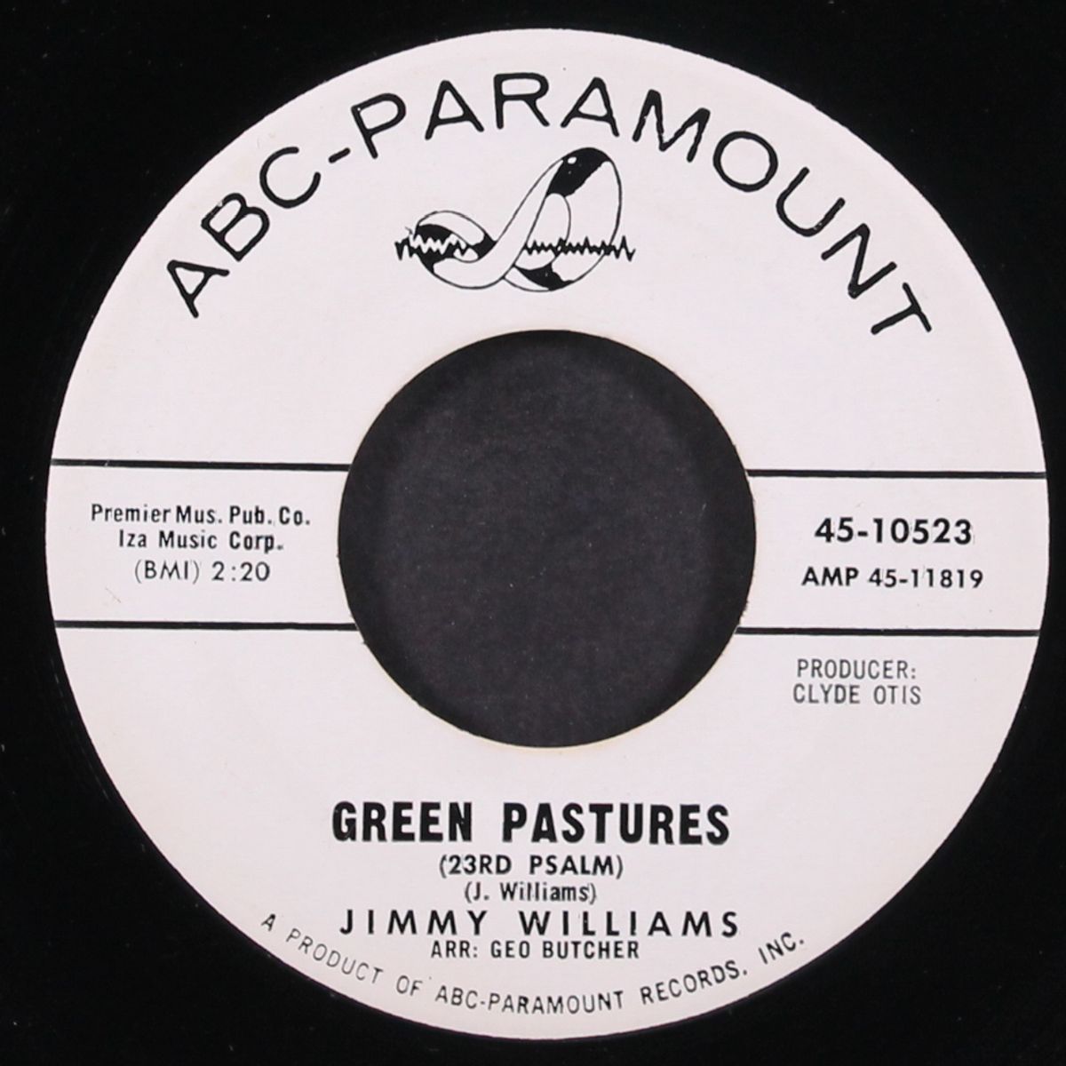 i'm strung out over you baby / green pastures by JIMMY WILLIAMS