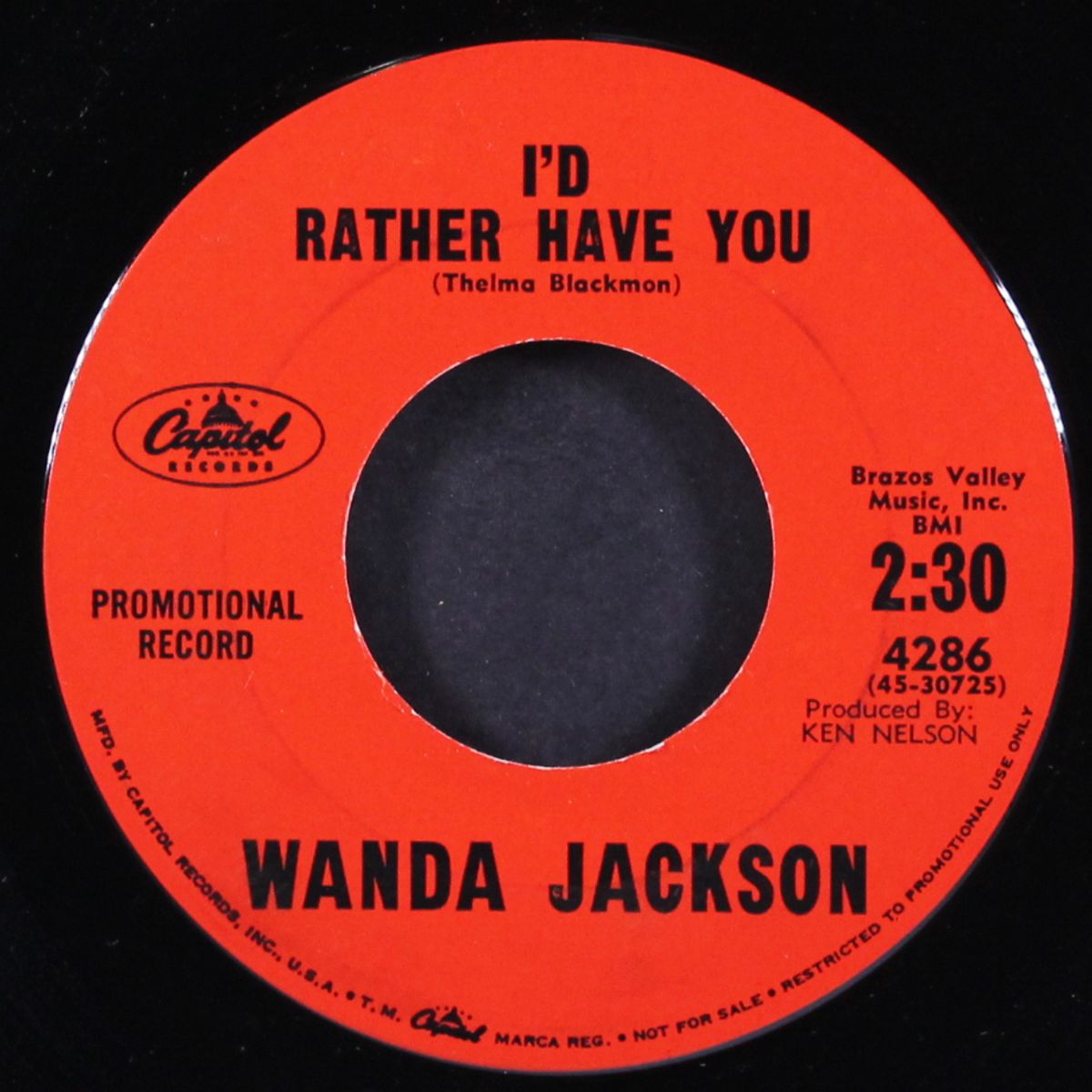 reaching / i'd rather have you by WANDA JACKSON