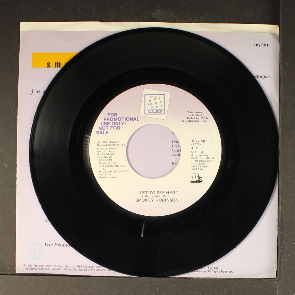 just to see her by SMOKEY ROBINSON