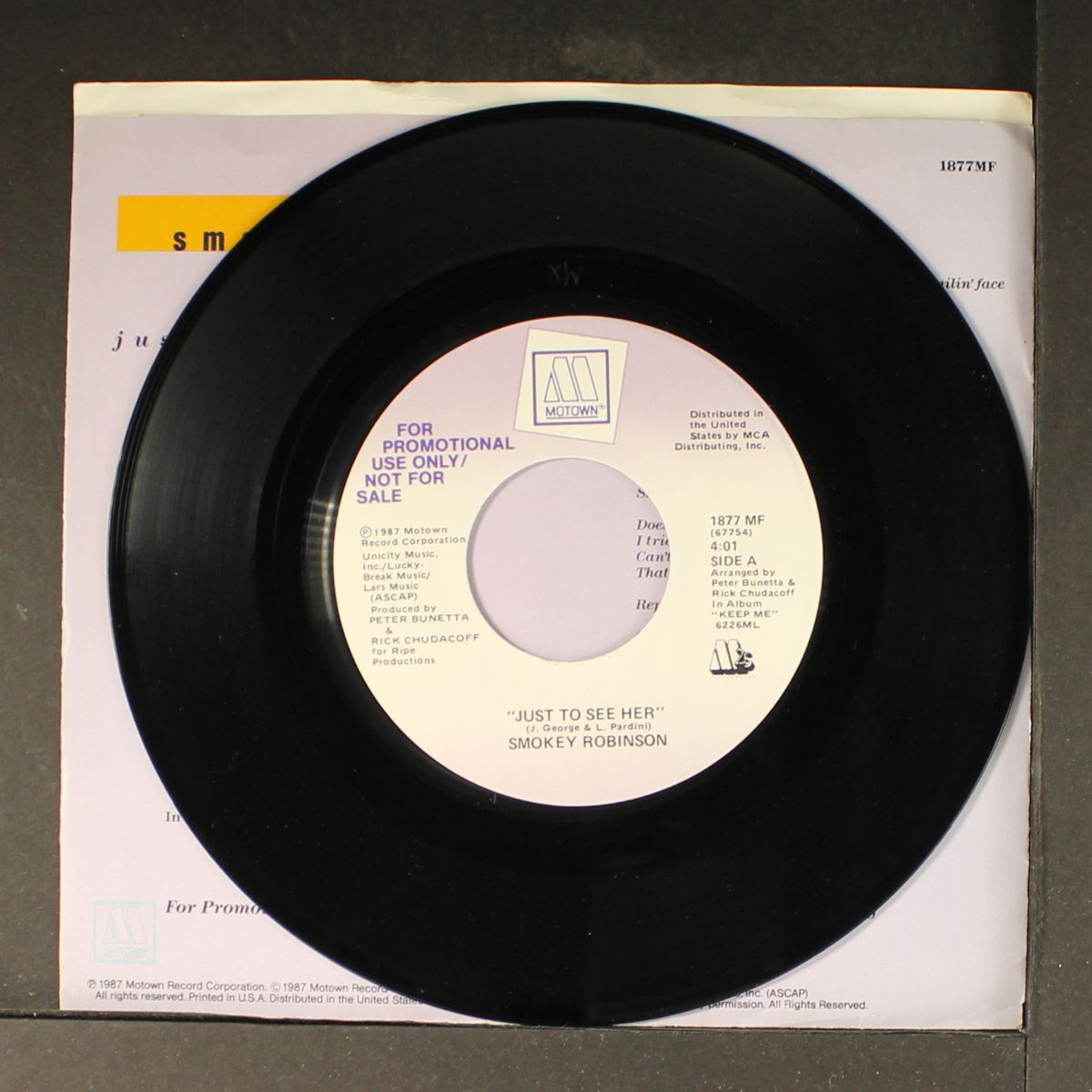 just to see her by SMOKEY ROBINSON