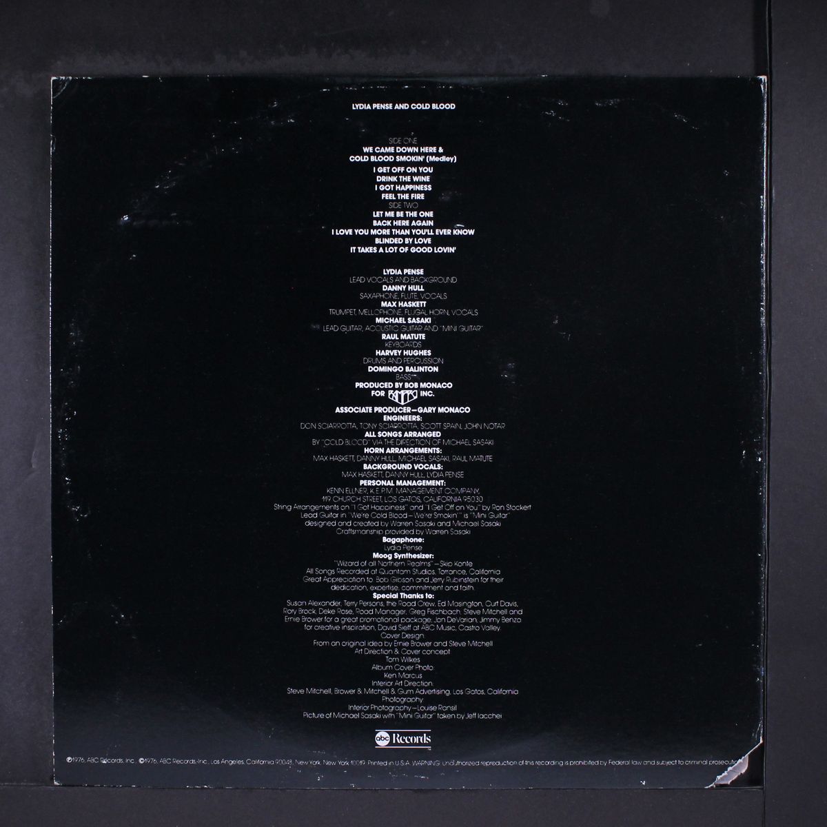 lydia pense & cold blood by LYDIA PENSE & COLD BLOOD