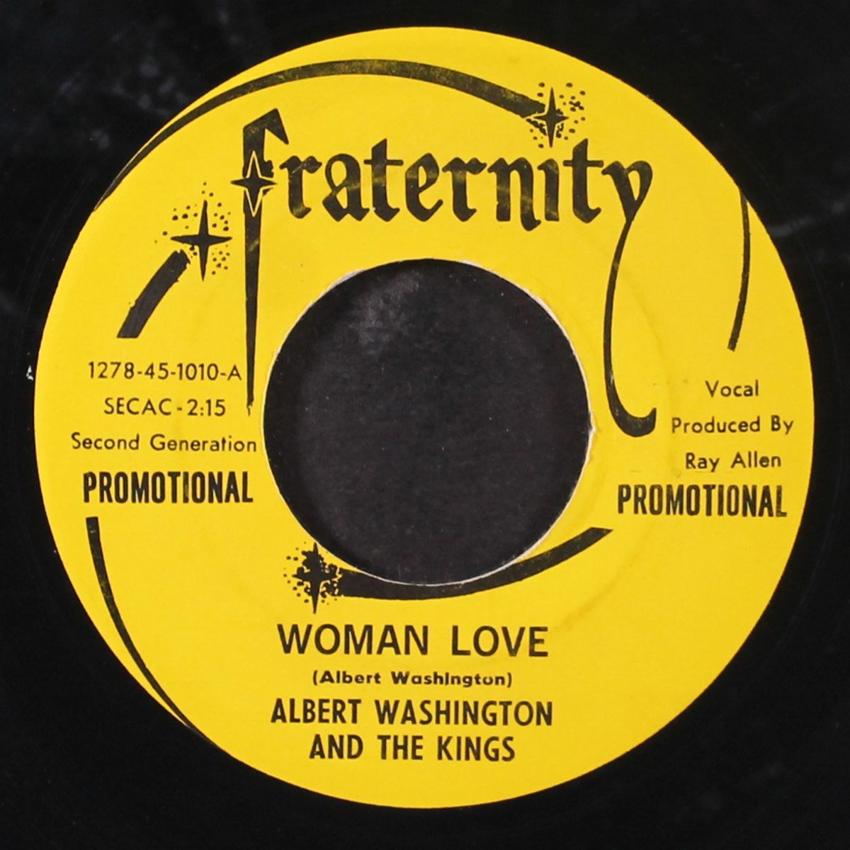 woman love / bring it on up by ALBERT WASHINGTON