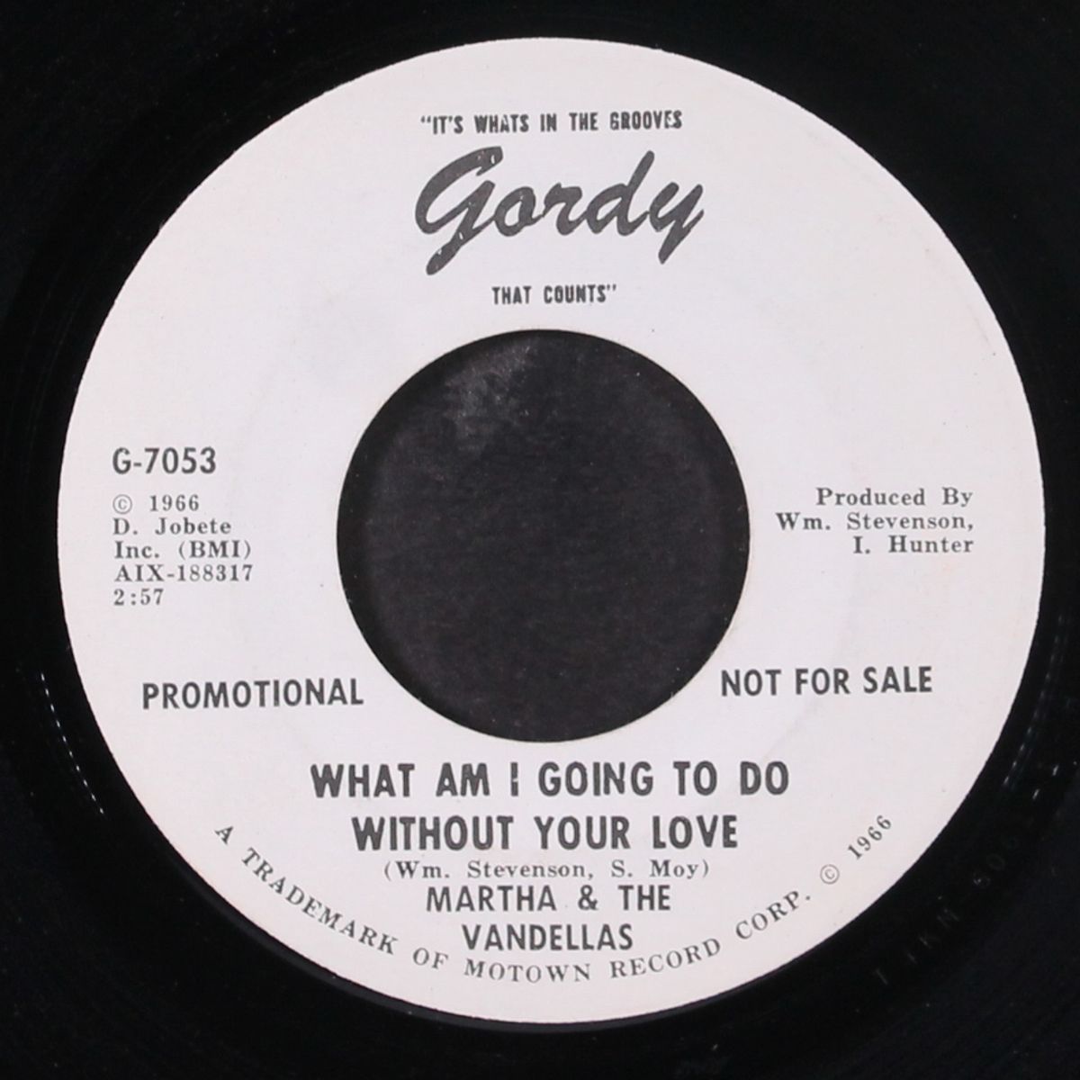 what am i going to do without your love / same by MARTHA & VANDELLAS
