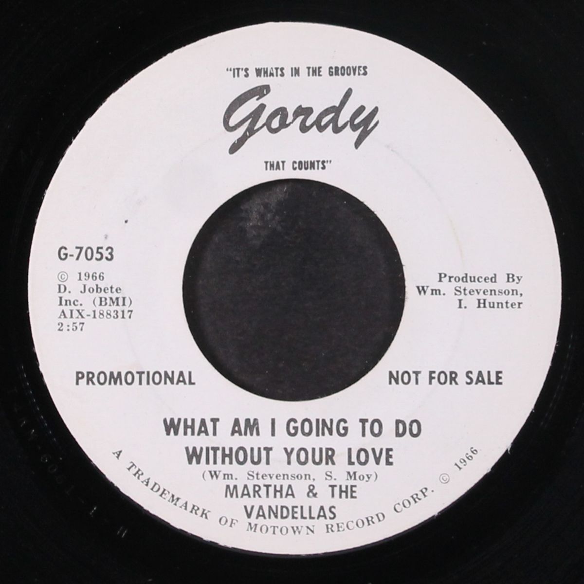 what am i going to do without your love / same by MARTHA & VANDELLAS