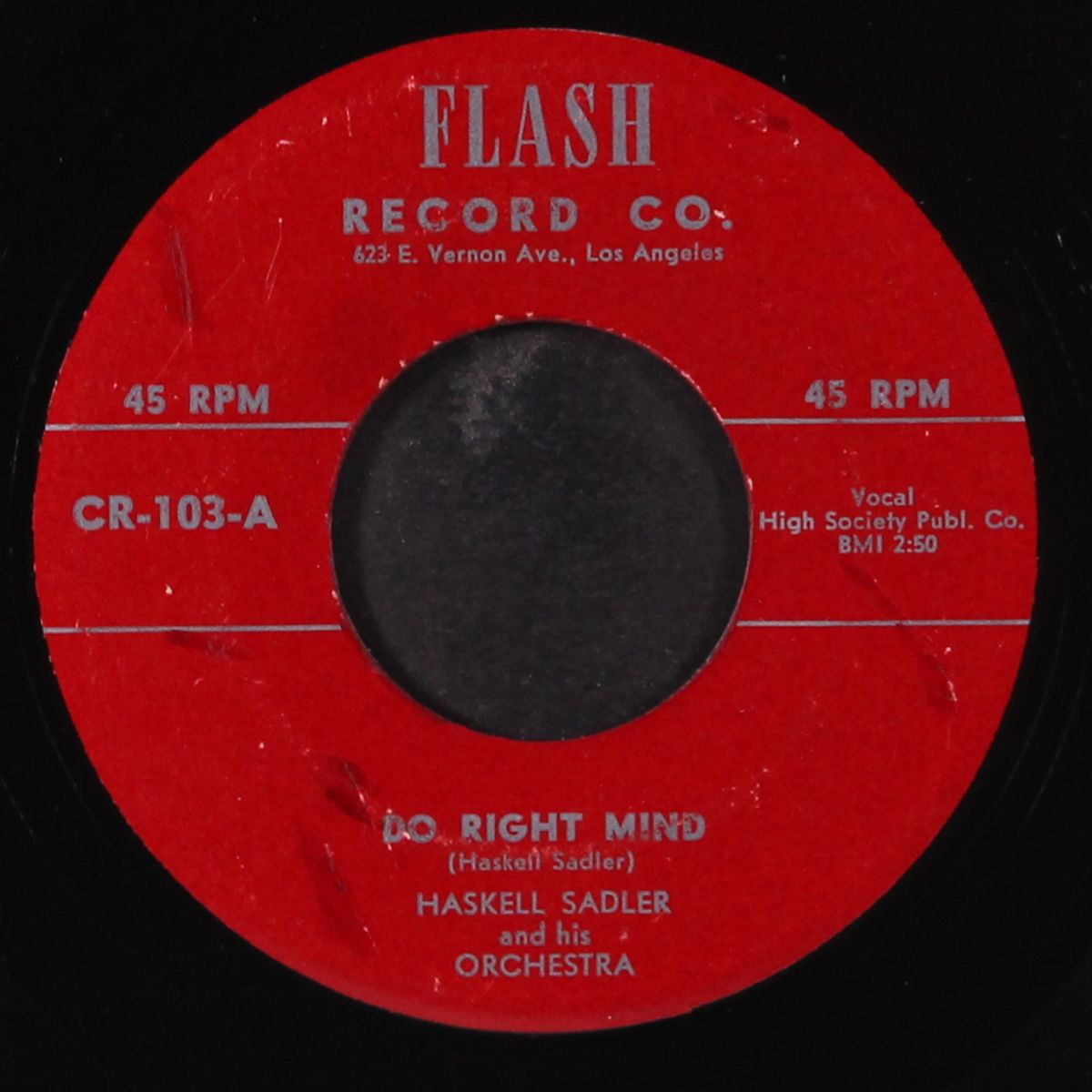 do right mind / gone for good by HASKELL SADLER