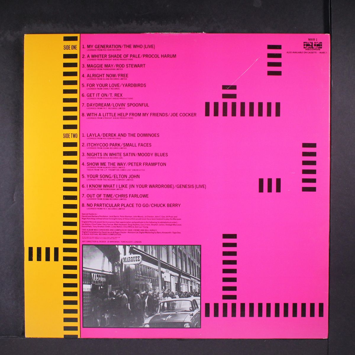 marquee vol 1: 1958-1983 by VARIOUS