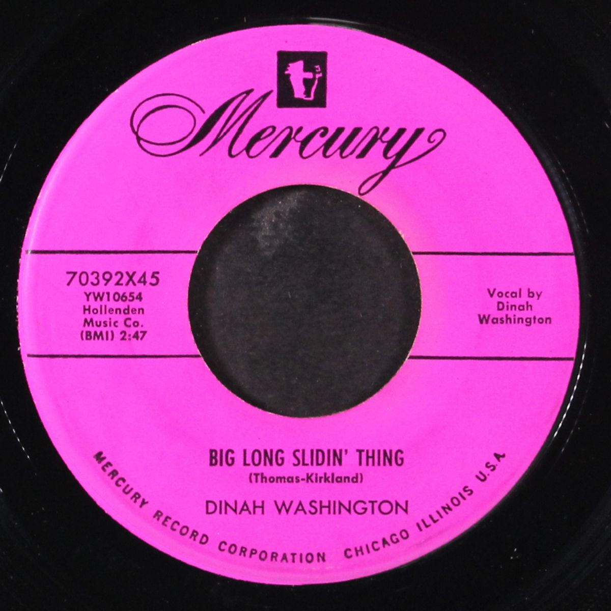 big long slidin' thing / (no, no, no) you can't love two by DINAH WASHINGTON