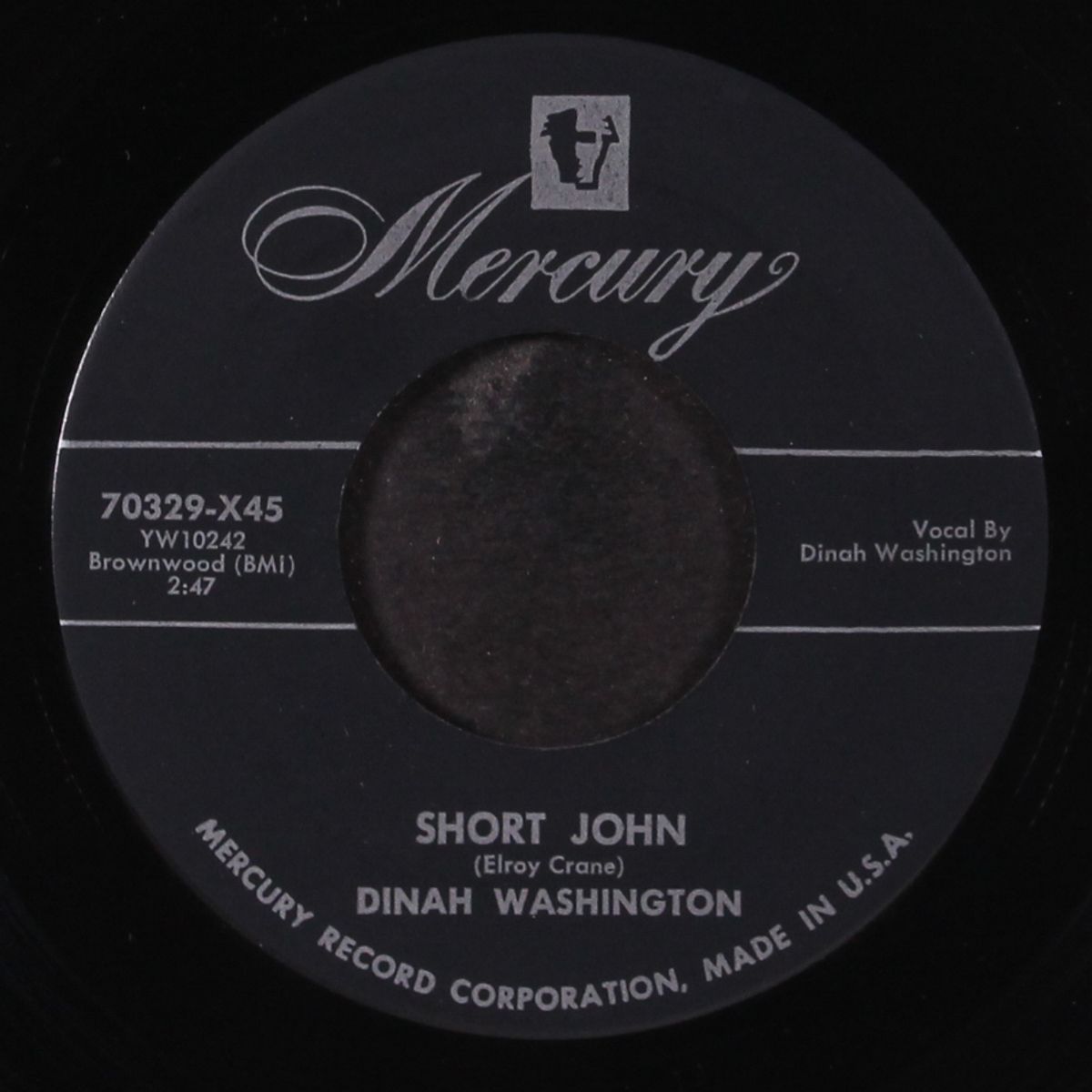 short john / feel like i wanna cry by DINAH WASHINGTON