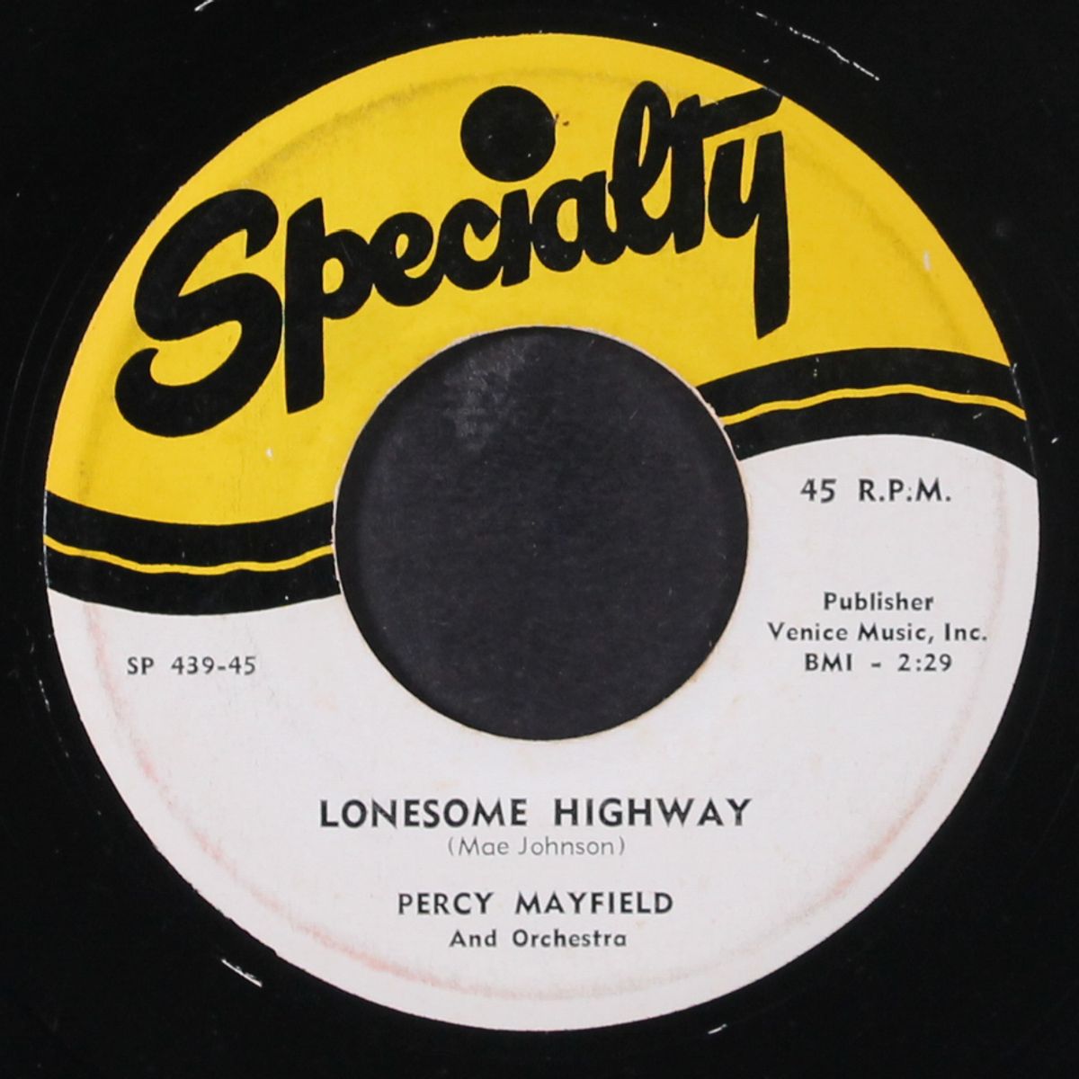lonesome highway / my heart by PERCY MAYFIELD