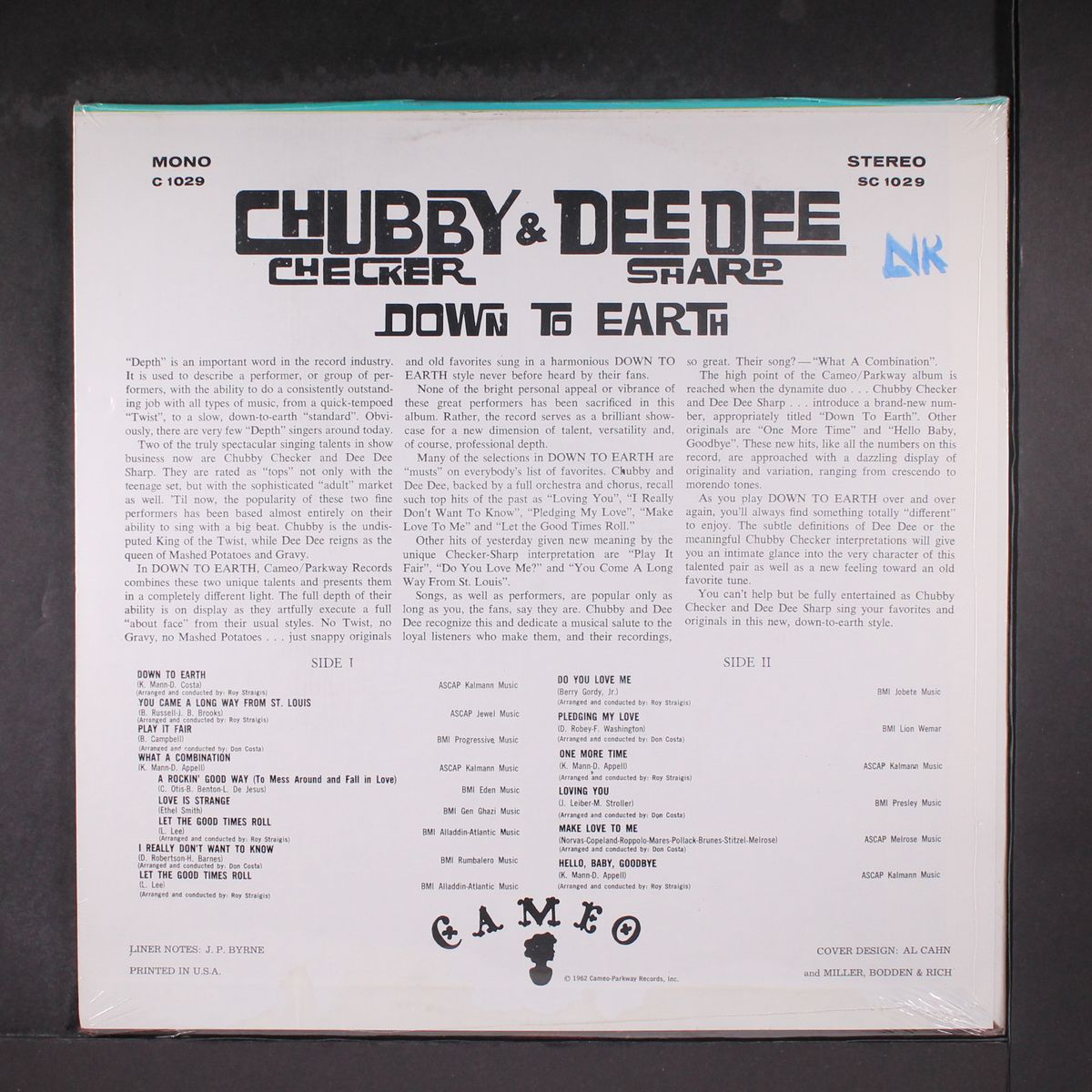 down to earth by CHUBBY CHECKER & DEE DEE SHARP