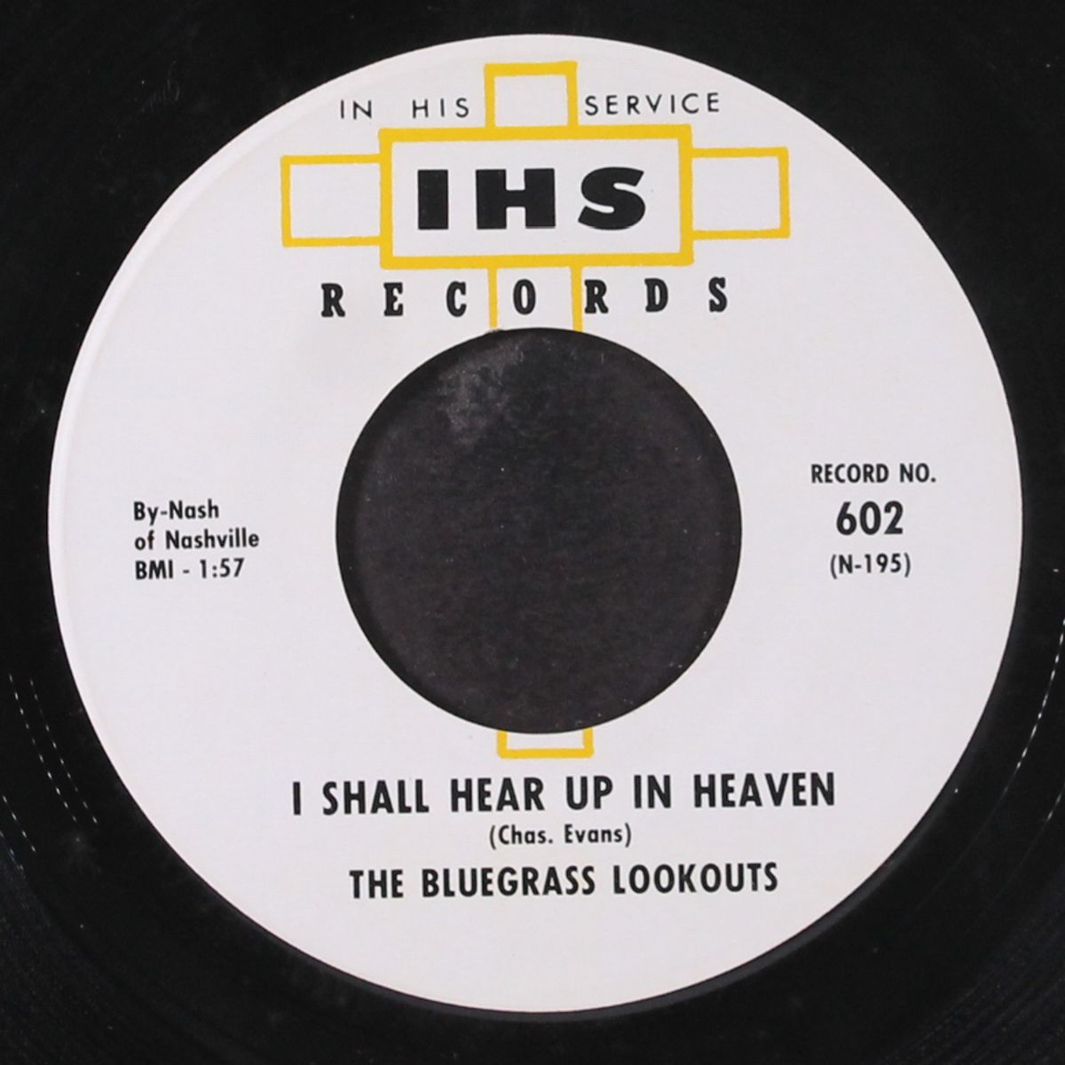 great white angel / i shall hear up in heaven by BLUEGRASS LOOKOUTS