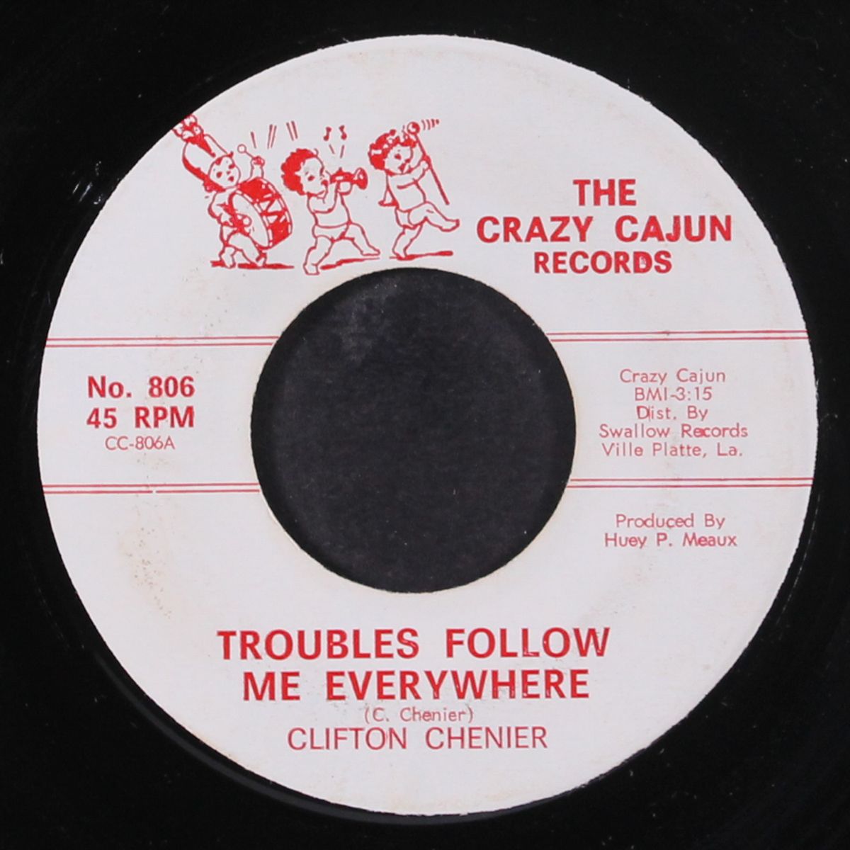 troubles follow me everywhere / pine top boogie woogie by CLIFTON CHENIER