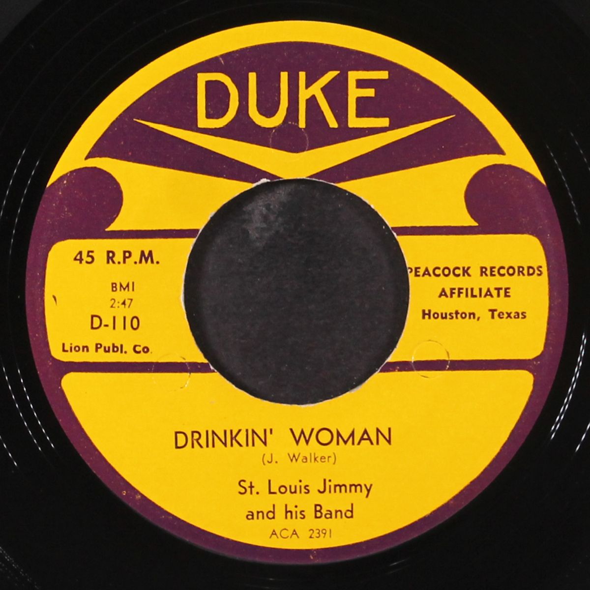 drinkin' woman / why work by ST. LOUIS JIMMY
