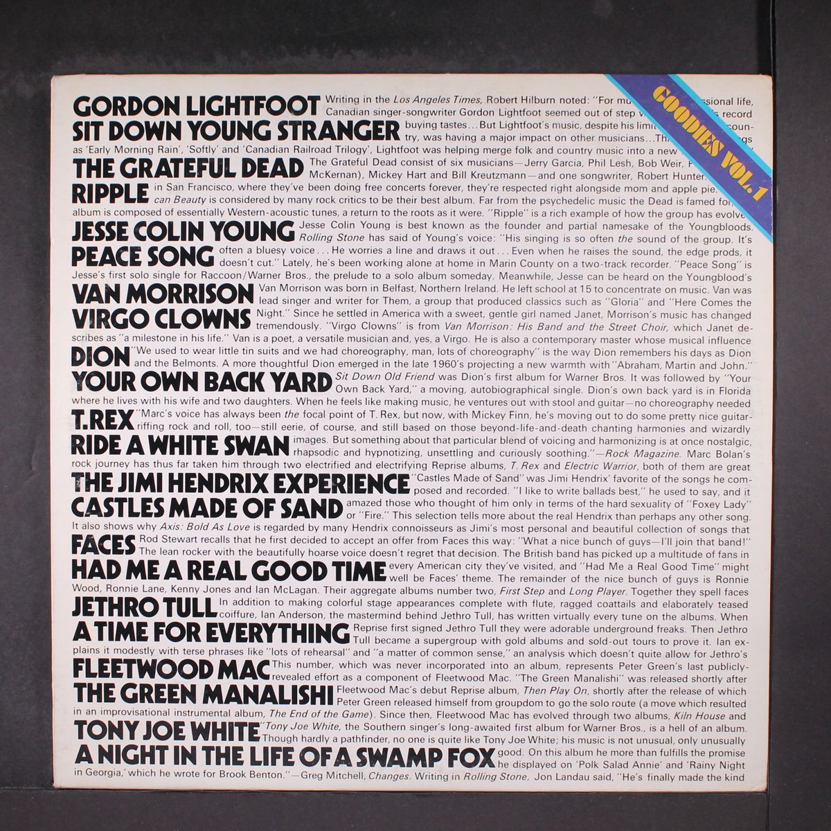 goodies vol. 1 by VARIOUS