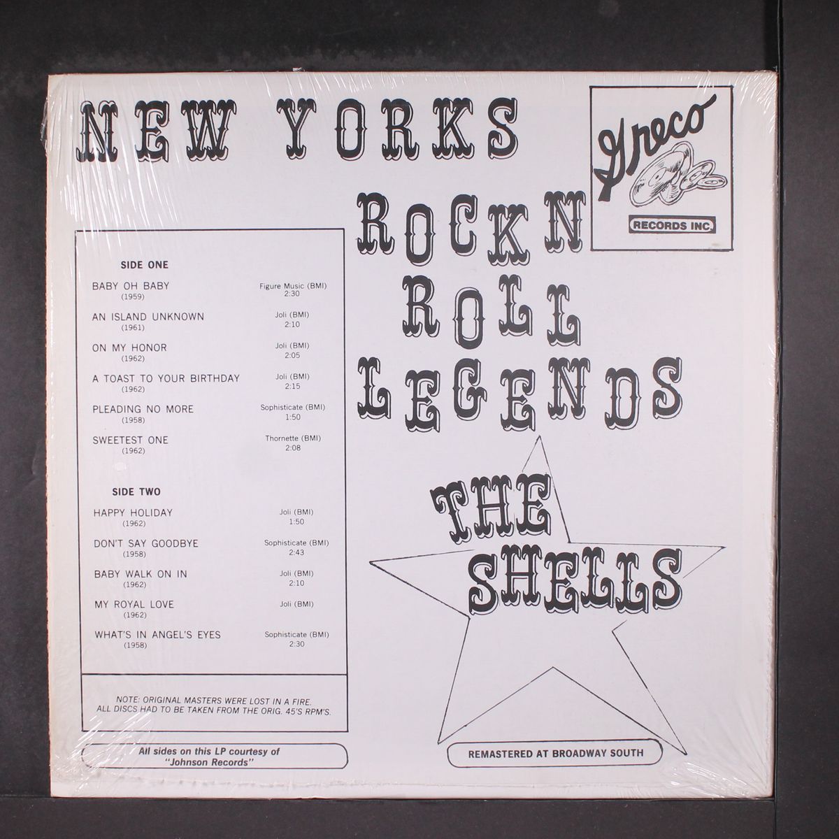 new york's rock 'n' roll legends by SHELLS
