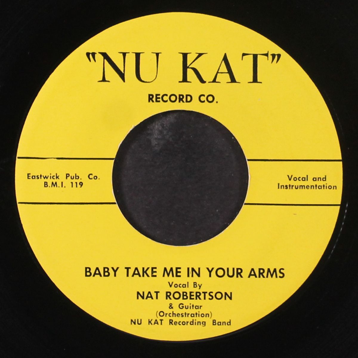 country boy / baby take me in your arms by NAT ROBERTSON