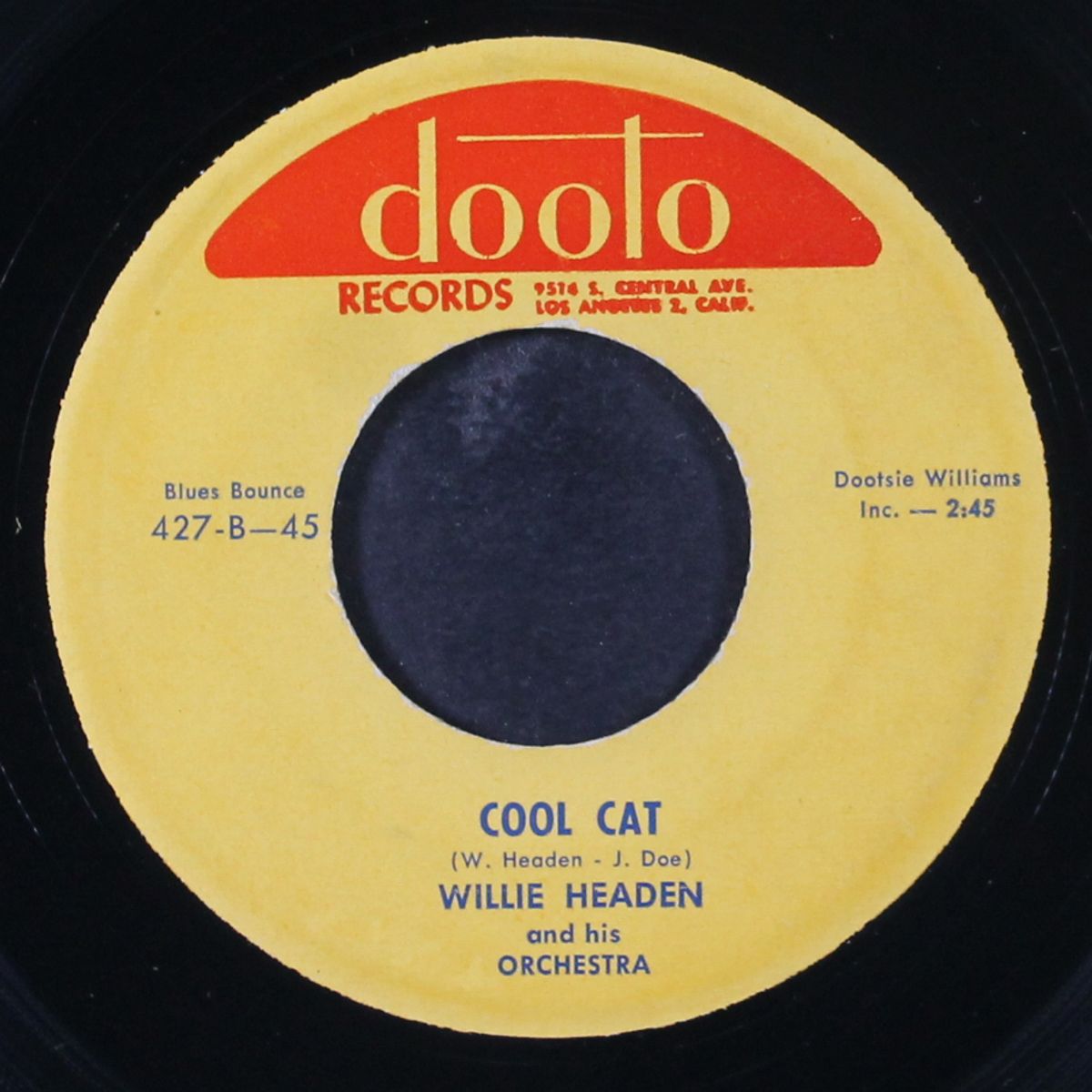 blame it on the blues / cool cat by WILLIE HEADEN