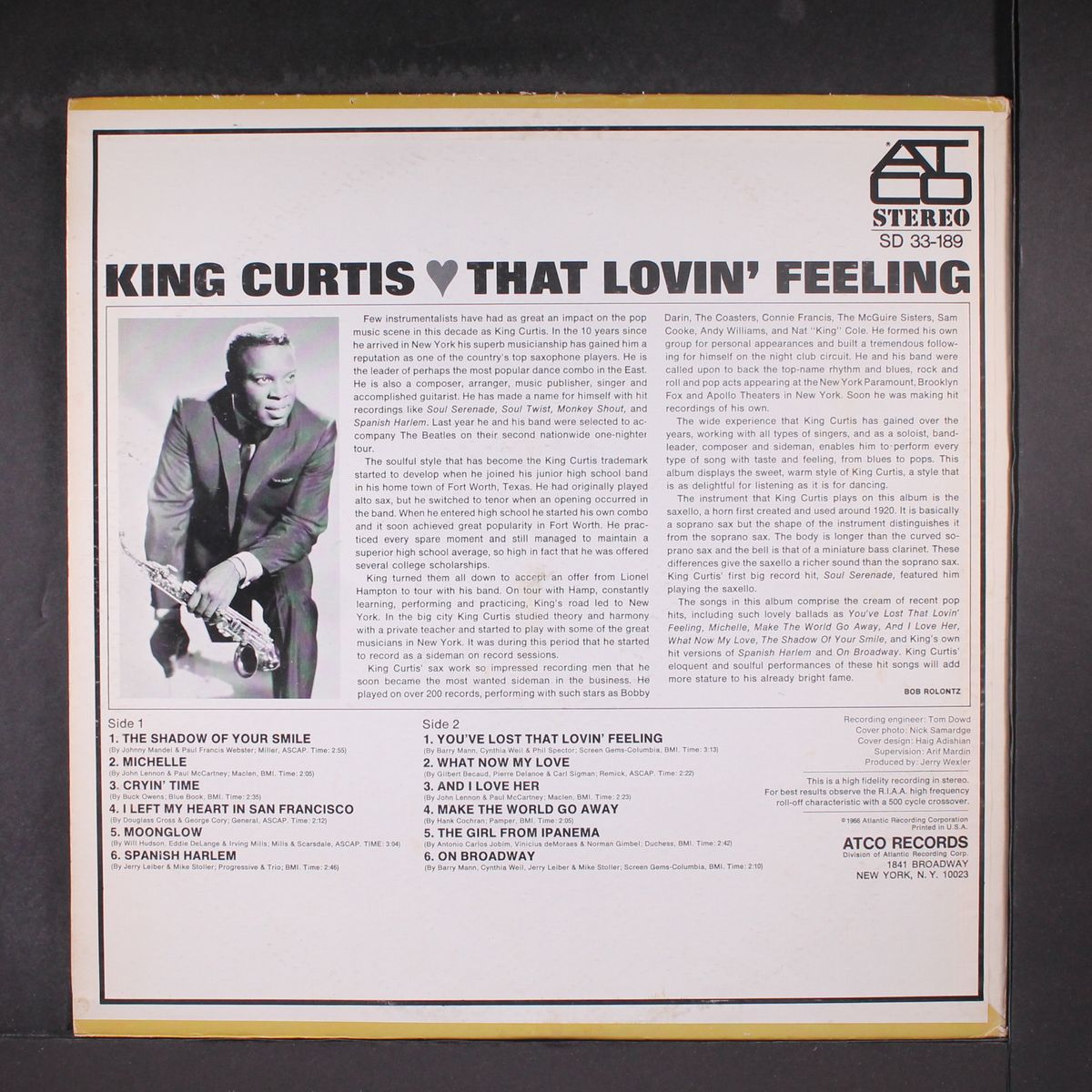 that lovin' feeling by KING CURTIS