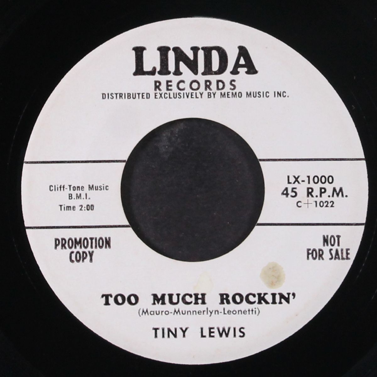 too much rockin' / i get weak by TINY LEWIS
