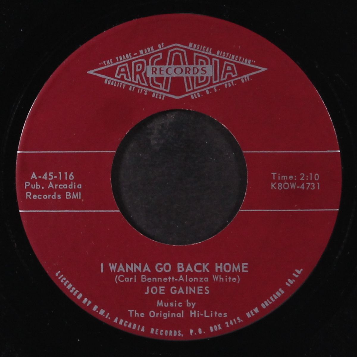 voo doo lou by JOE GAINES & ORIGINAL HI-LITES