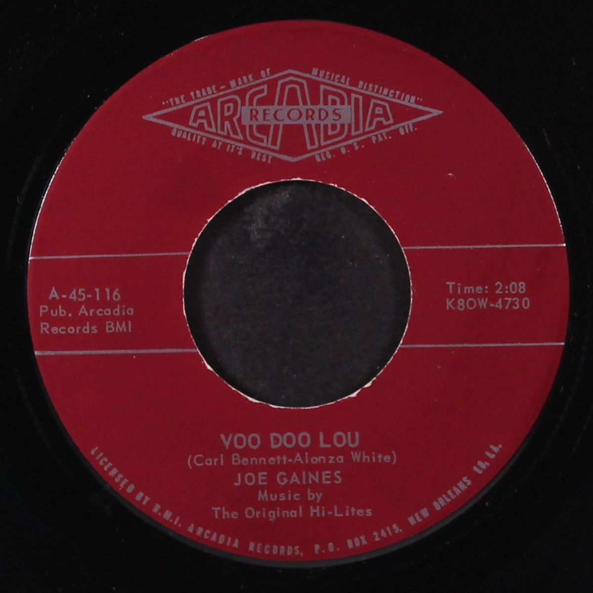 voo doo lou by JOE GAINES & ORIGINAL HI-LITES