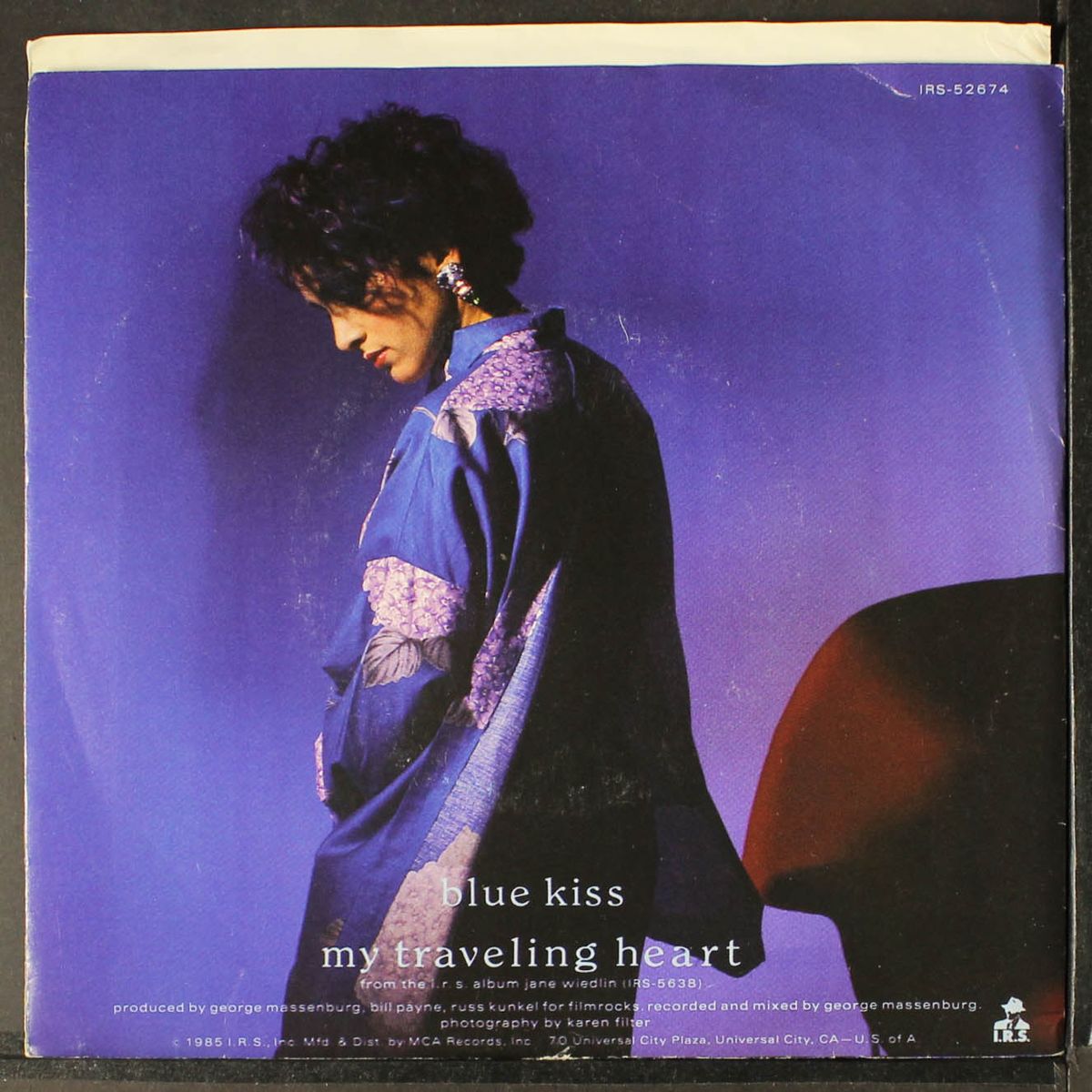 blue kiss / my traveling heart by JANE WIEDLIN