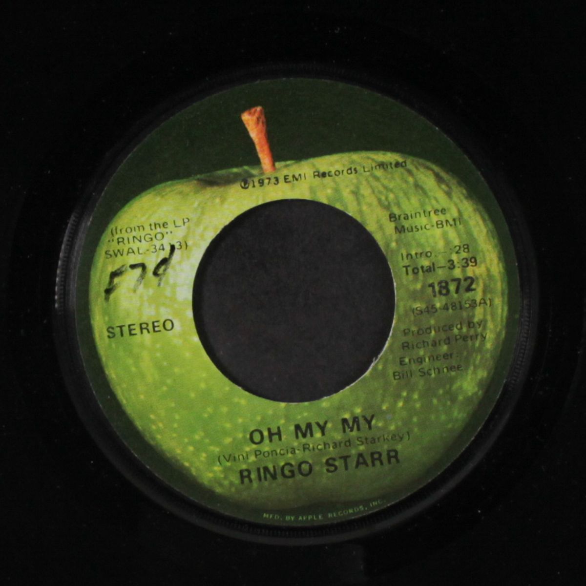 oh my my / step lightly by RINGO STARR