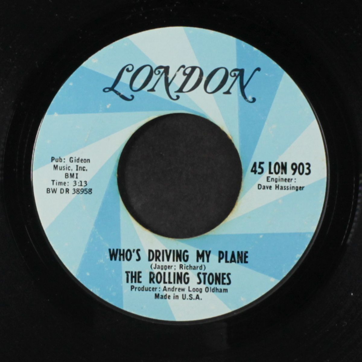 have you seen your mother, baby, standing in the shadow? / who's driving my plane by ROLLING STONES