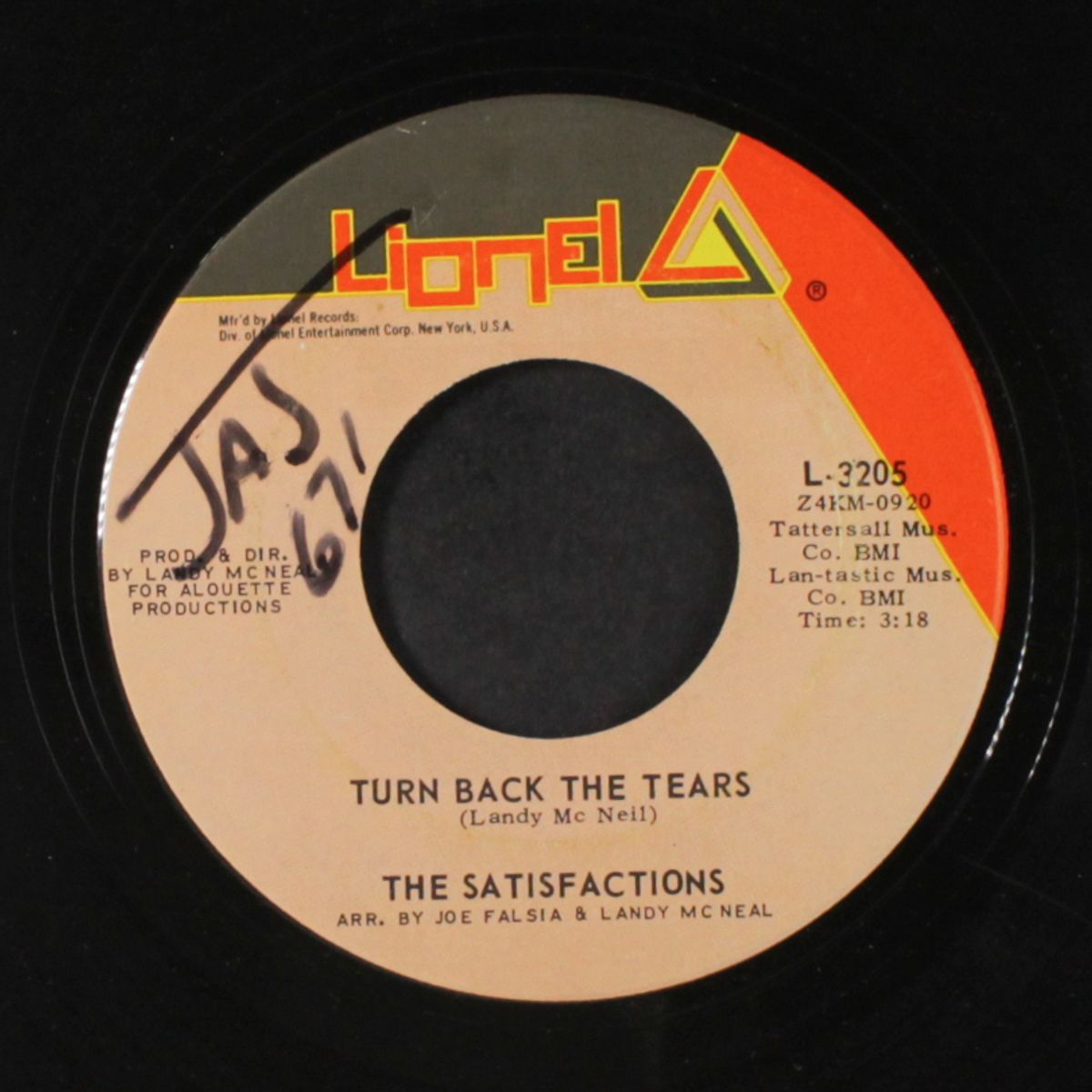 turn back the tears / one light two lights by SATISFACTIONS