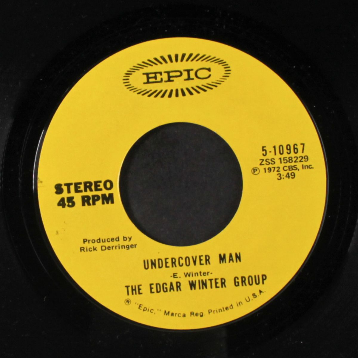 frankenstein / undercover man by EDGAR WINTER GROUP
