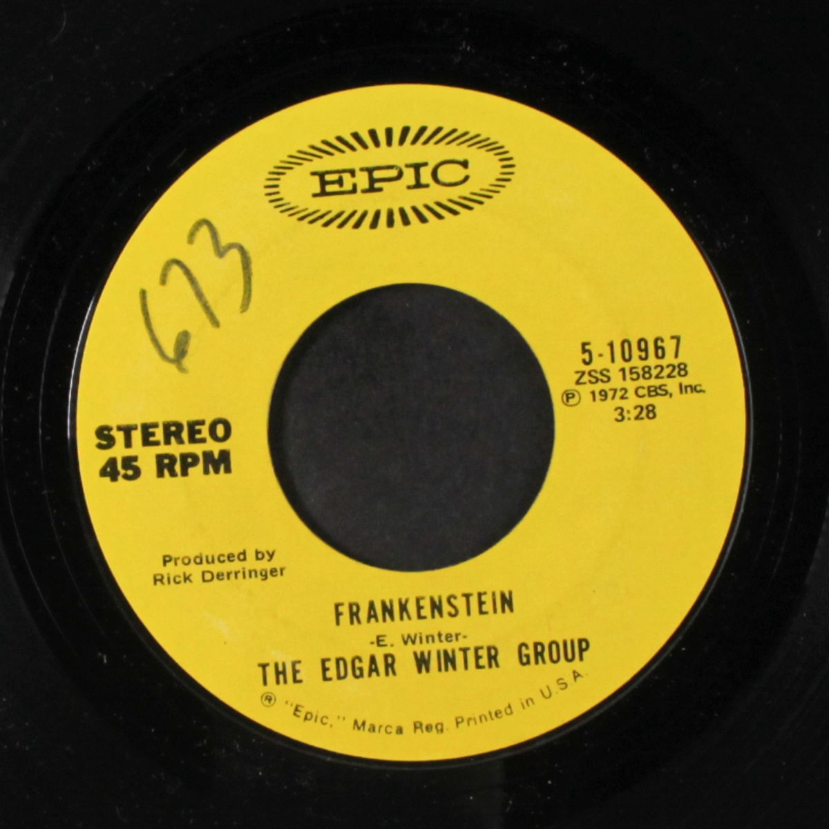 frankenstein / undercover man by EDGAR WINTER GROUP