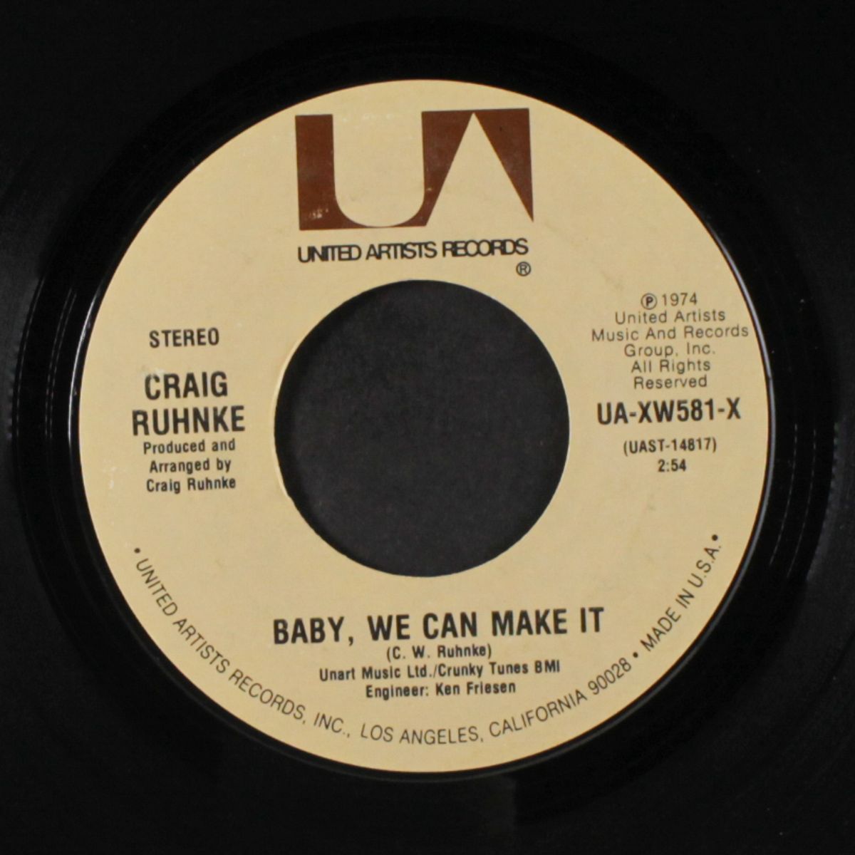 sweet feelin' / baby, we can make it by CRAIG RUHNKE