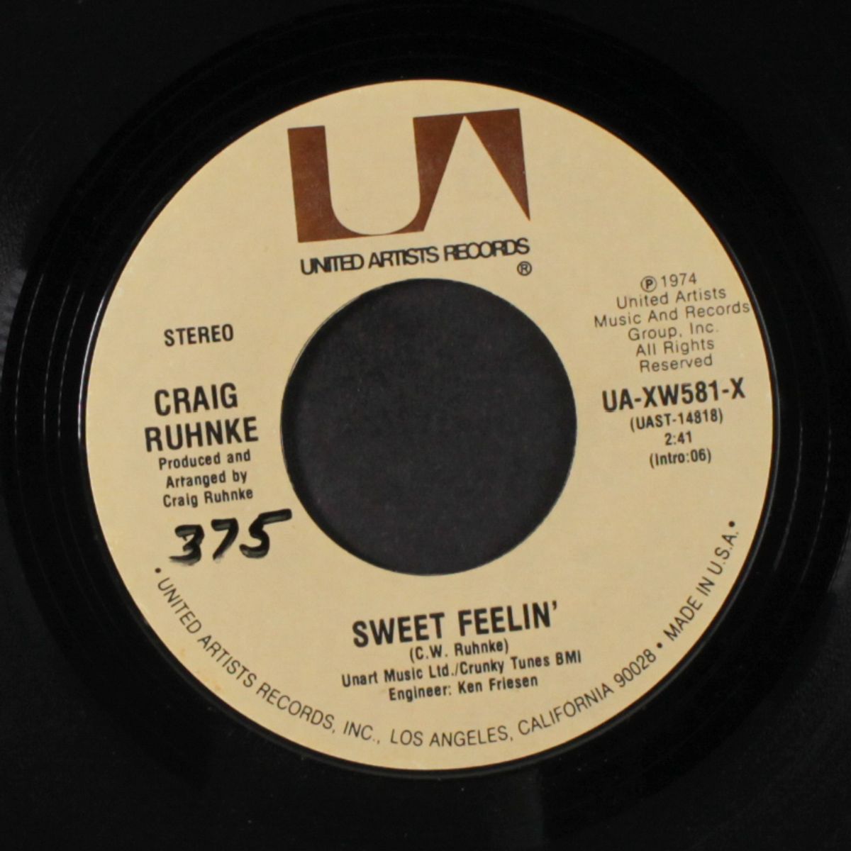 sweet feelin' / baby, we can make it by CRAIG RUHNKE