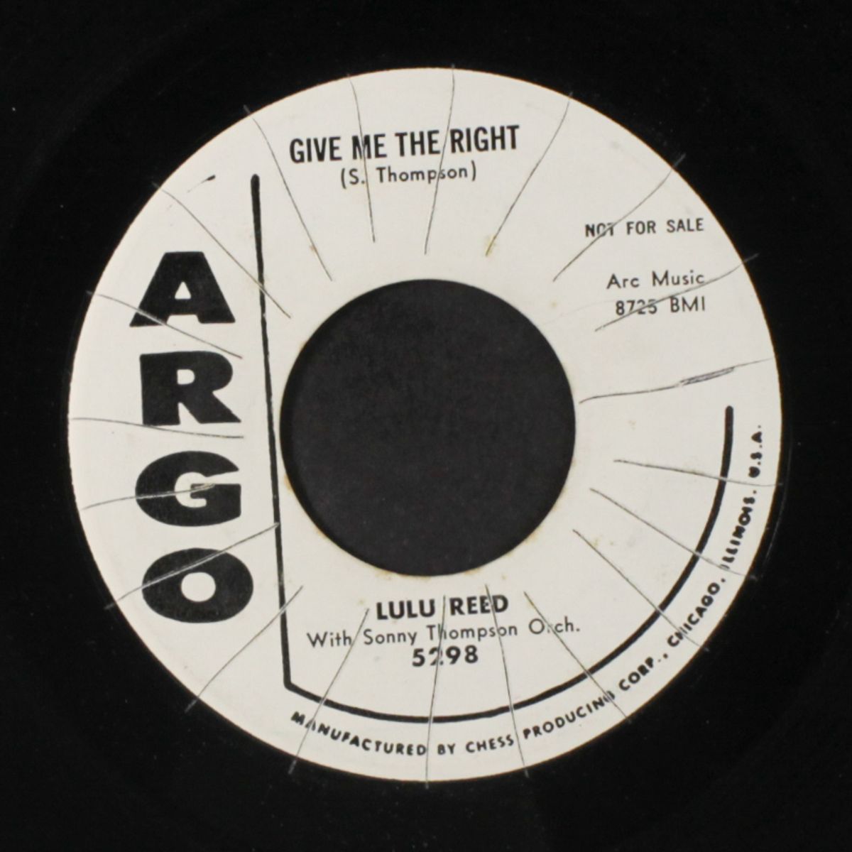 anything to say you're mine / give me the right by LULU REED