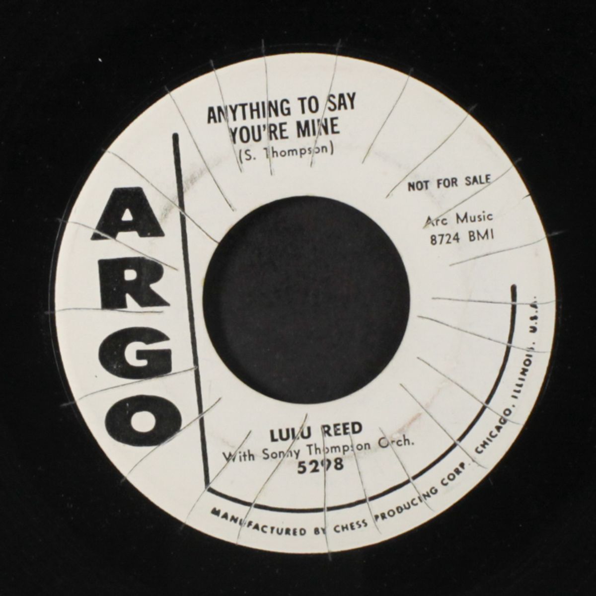 anything to say you're mine / give me the right by LULU REED