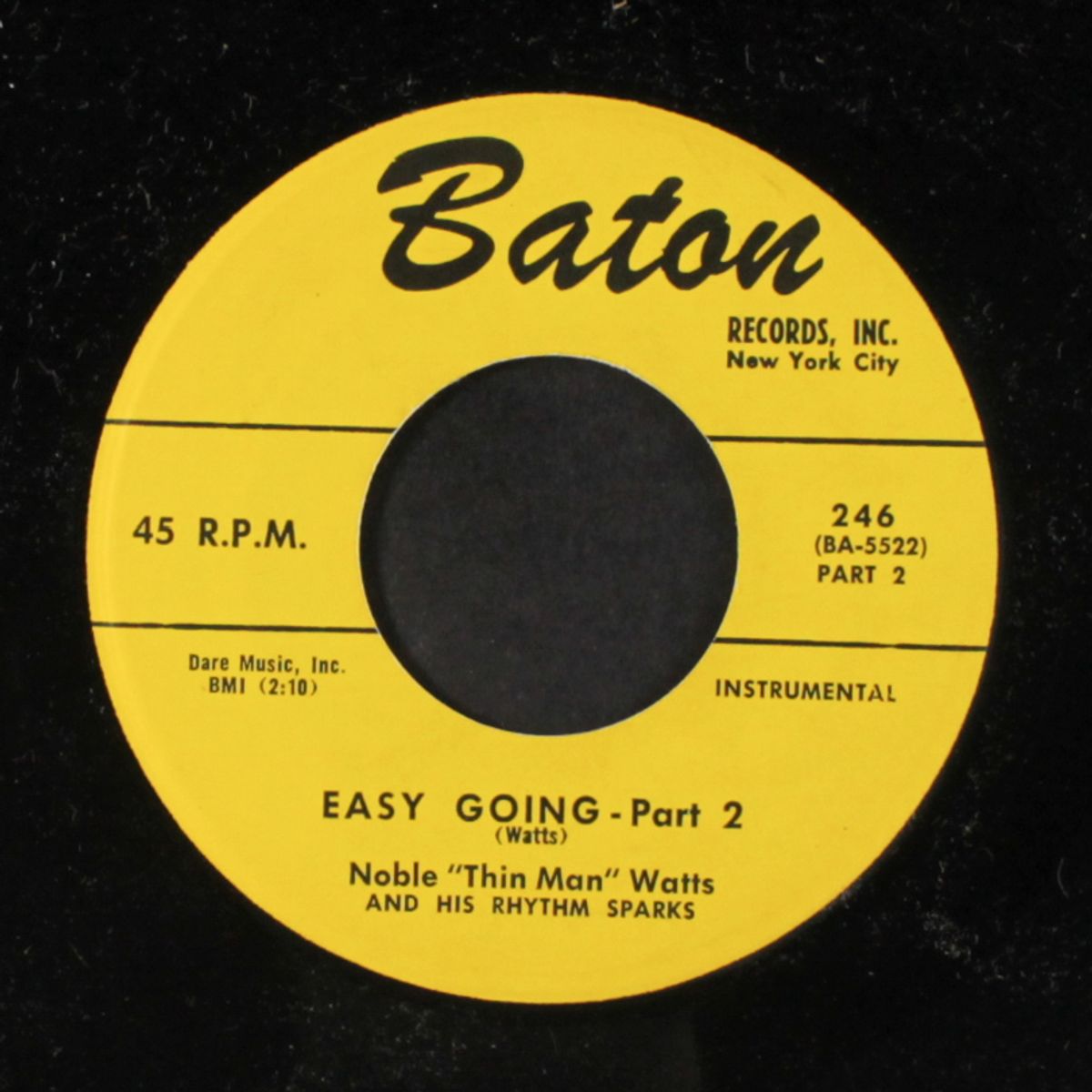 easy going / part 2 by NOBLE 'THIN MAN' WATTS