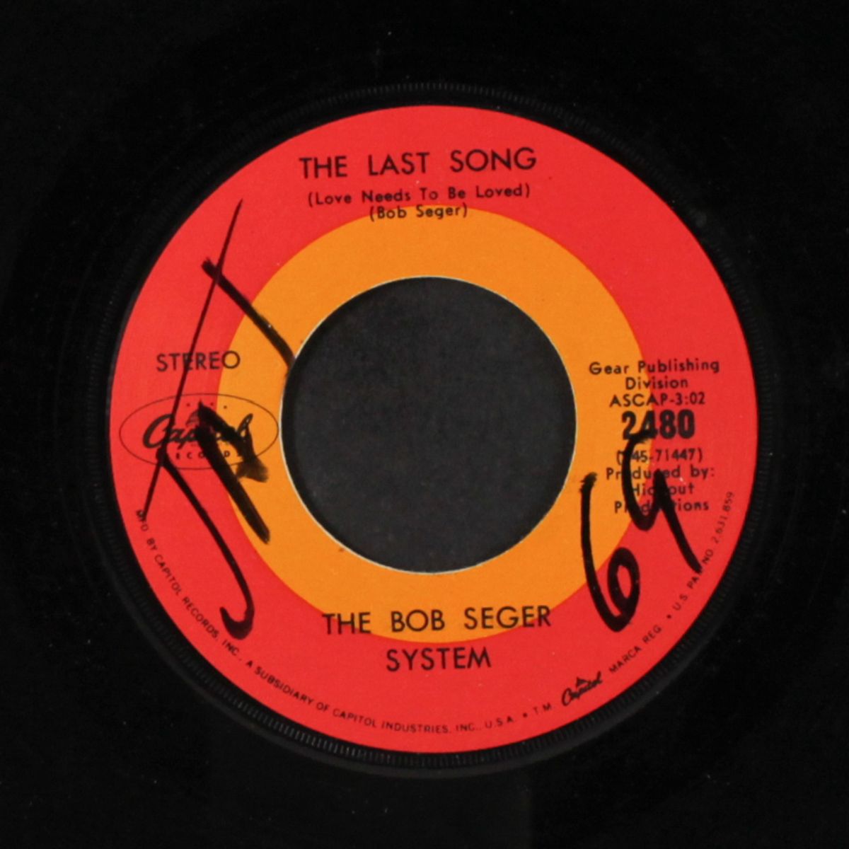 the last song / ivory by BOB SEGER SYSTEM