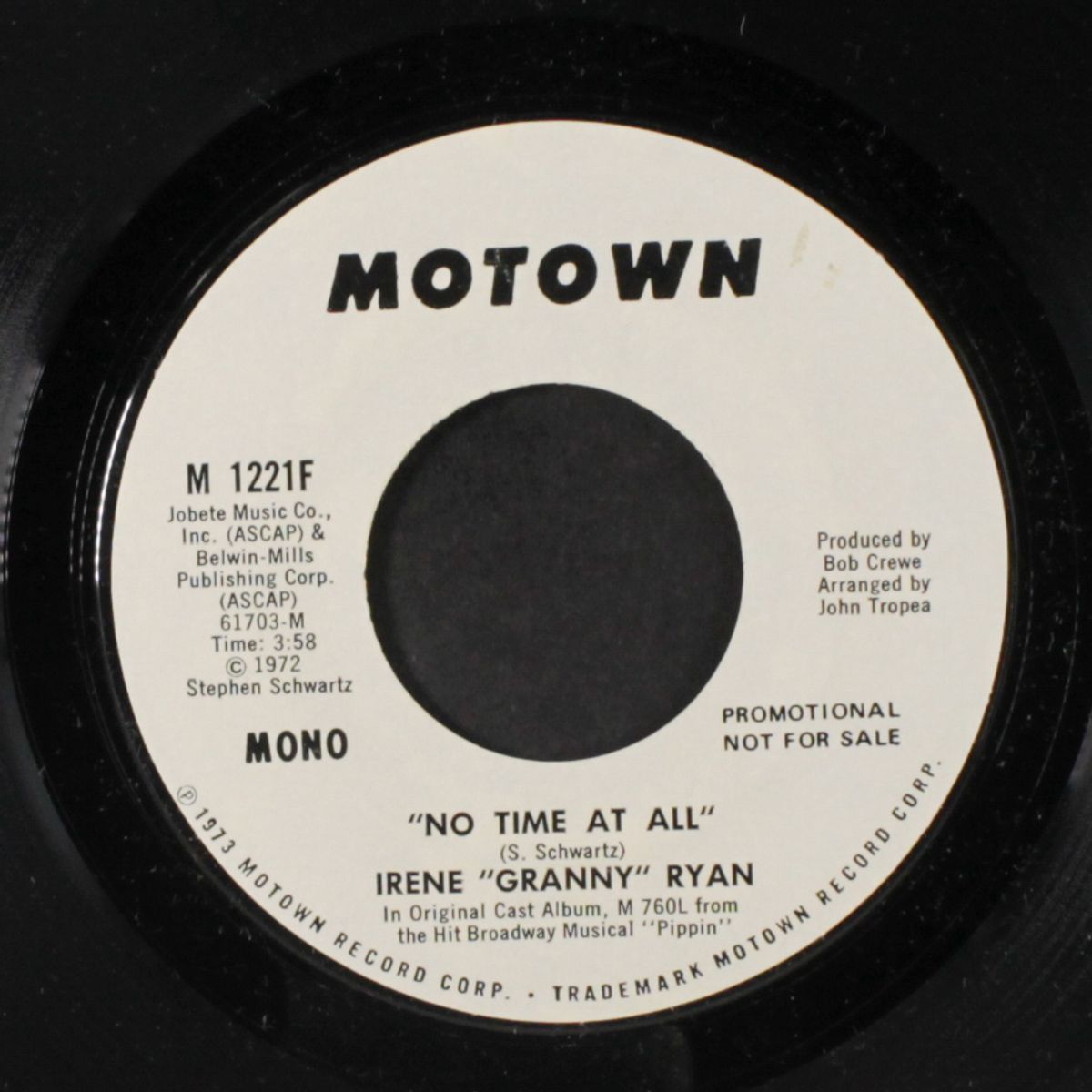 no time at all / mono by IRENE 'GRANNY' RYAN