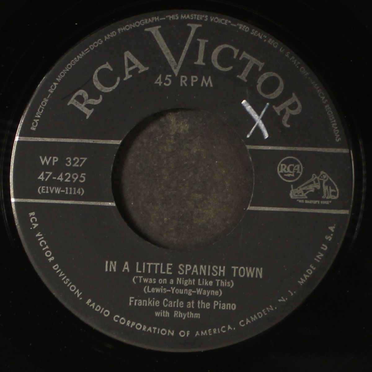 piano roll blues / in a little spanish town by FRANKIE CARLE