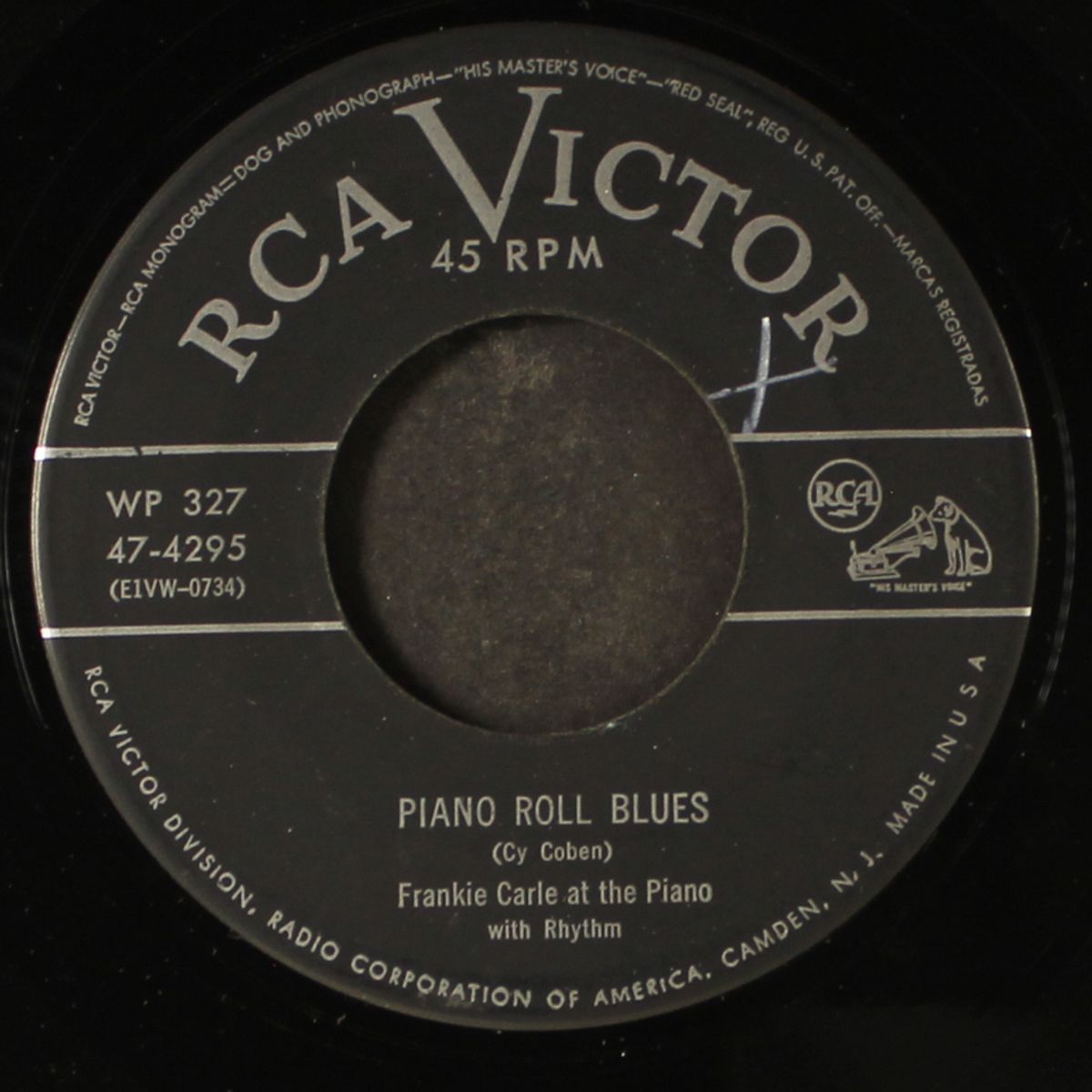 piano roll blues / in a little spanish town by FRANKIE CARLE