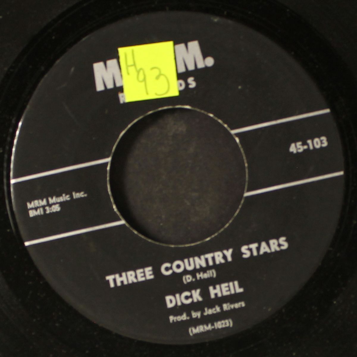 three country stars / you better come with me by DICK HEIL