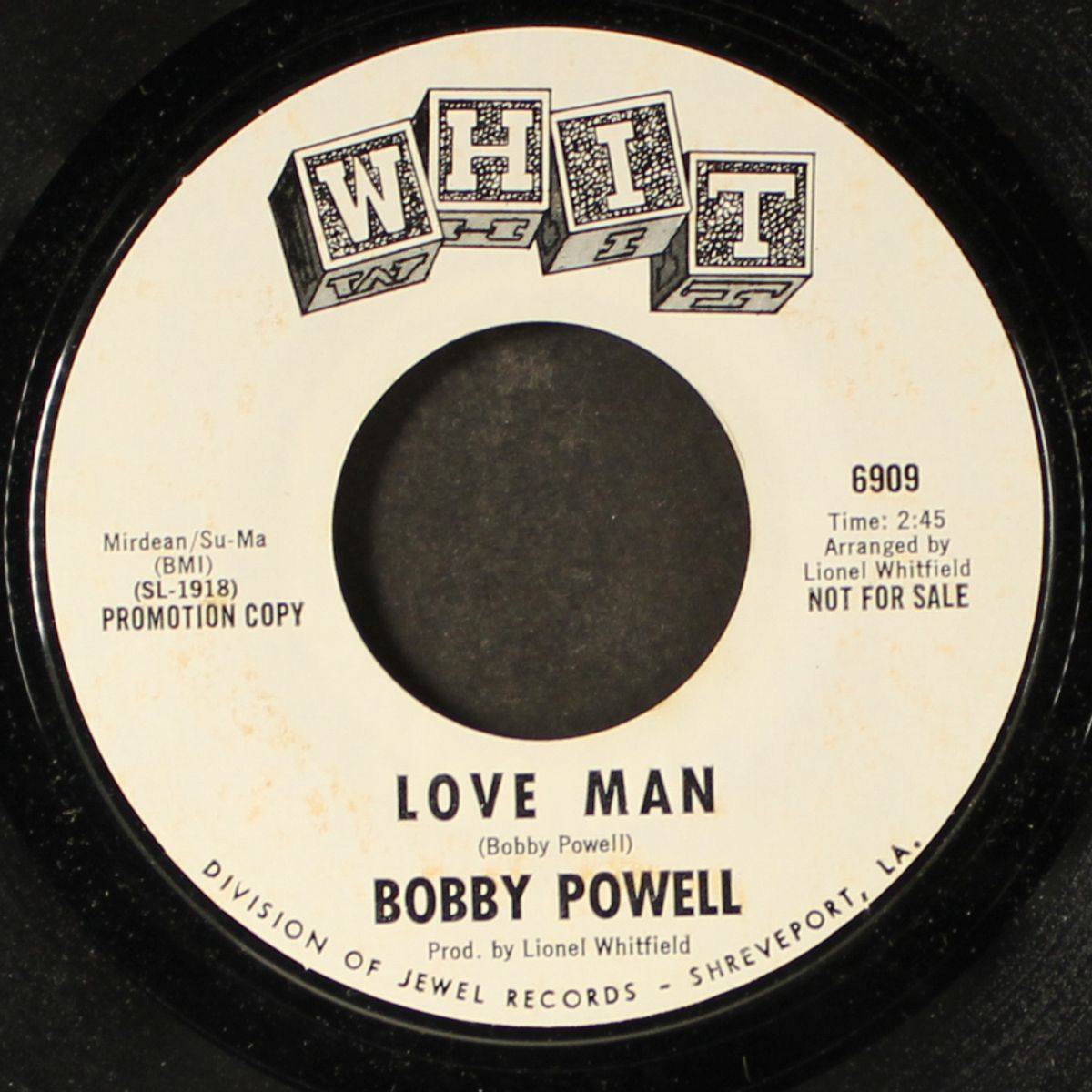 love man / into my own thing by BOBBY POWELL