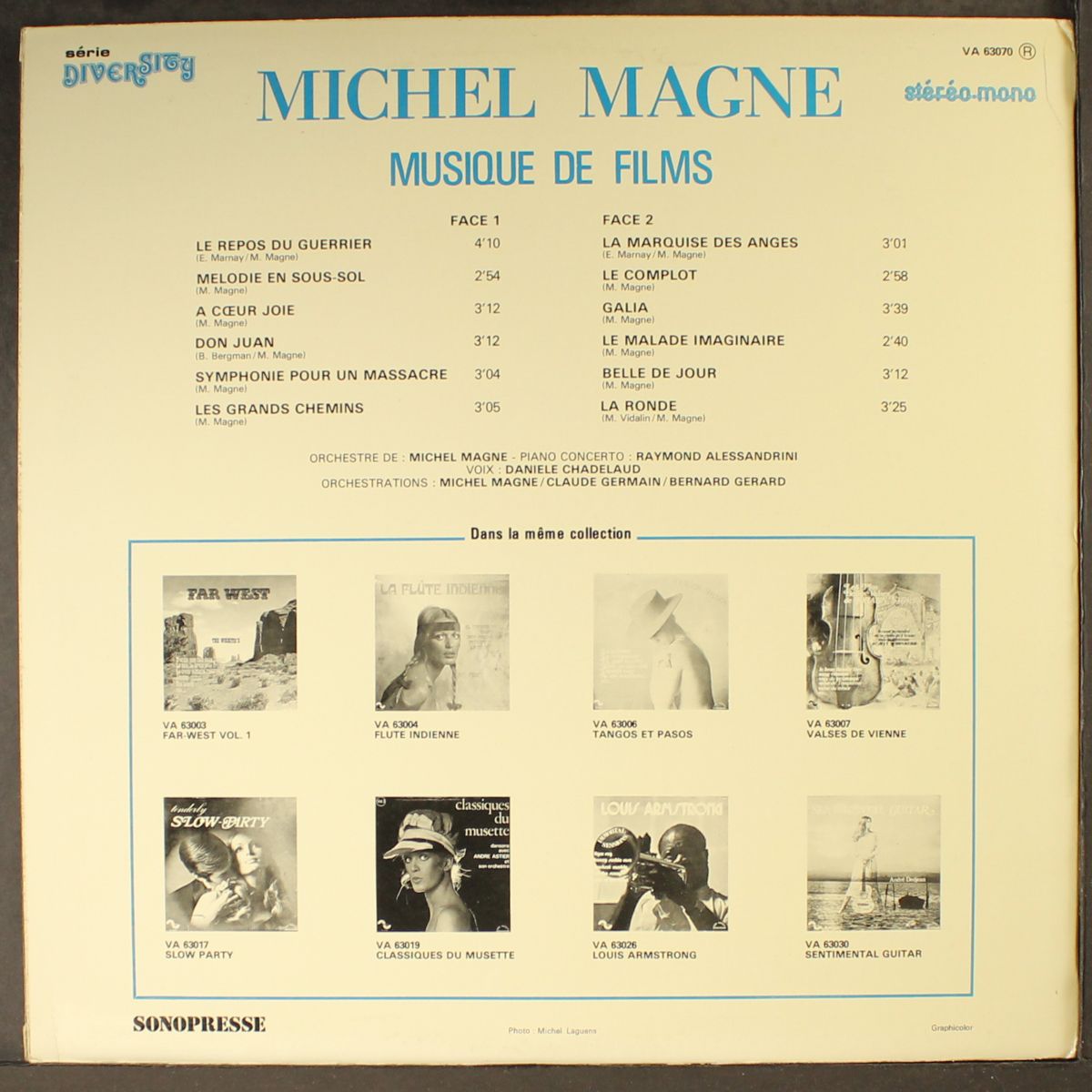 musiques de films by MICHEL MAGNE