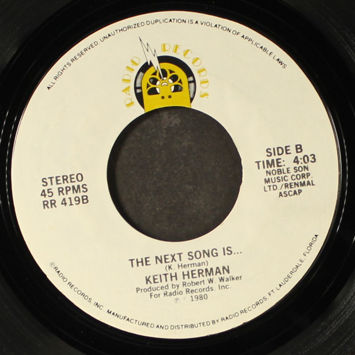 body body (she knows what to do) / the next song is by KEITH HERMAN