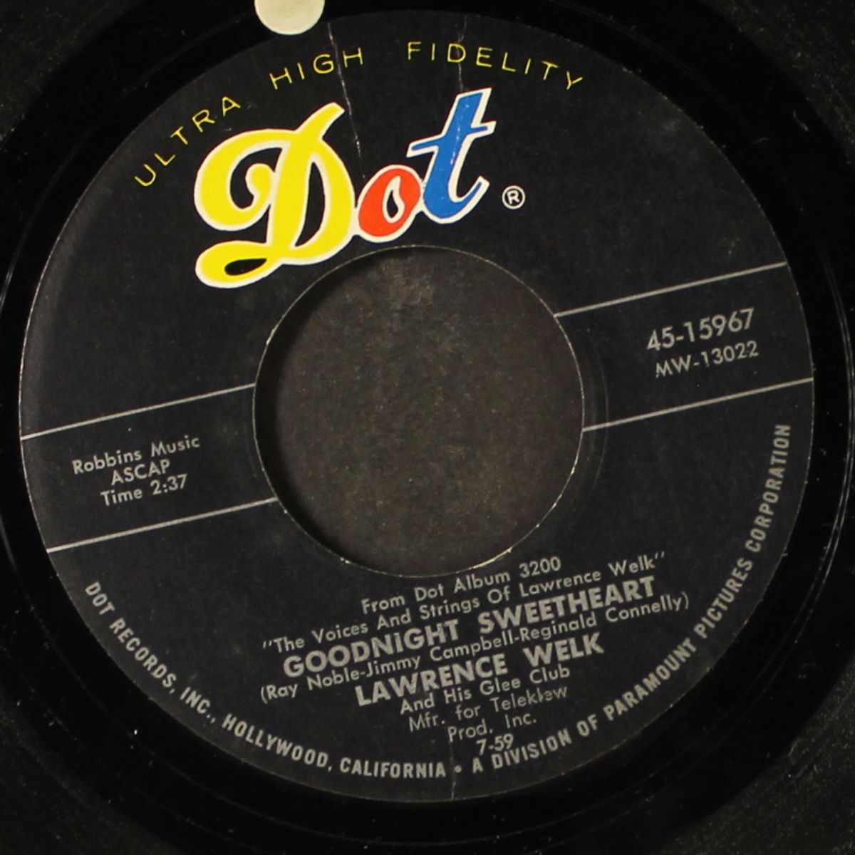 the night is young and you're so beautiful / goodnight sweetheart by LAWRENCE WELK